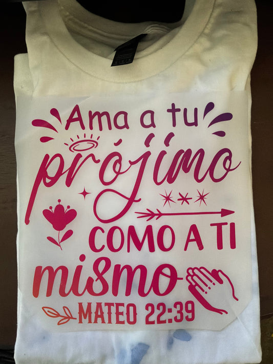 Amar a tu projimo como a ti mismo Mateo 22:39