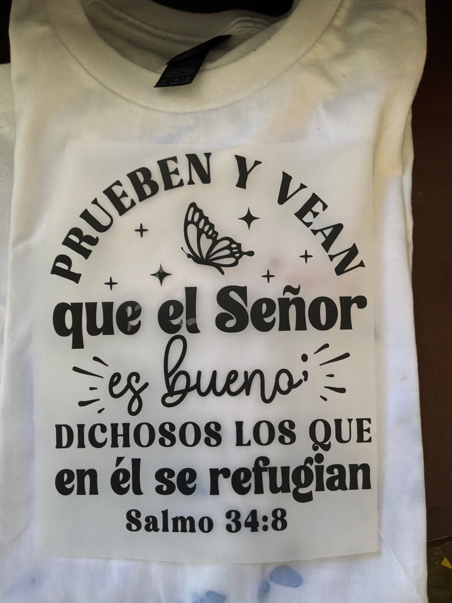Prueben y Vean que el Senor es bueno y dichosos los que en el se refugian Salmo 34:8